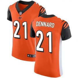 Nike Cincinnati Bengals #21 Darqueze Dennard Orange Alternate Mens Stitched NFL Vapor Untouchable Elite Jersey