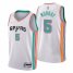 San Antonio San Antonio Spurs #5 Dejounte Murray Mens Nike White 2021/22 Swingman NBA Jersey – City Edition Mens