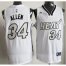Miami Heat #34 Ray Allen White Revolution 30 Swingman NBA Jerseys Silver Number Cheap