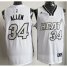 Miami Heat #34 Ray Allen White Revolution 30 Swingman NBA Jerseys Silver Number Cheap