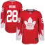 Adidas Toronto Maple Leafs #28 Connor Brown Red Team Canada Authentic Stitched NHL Jersey