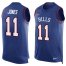 Nike Buffalo Bills #11 Zay Jones Royal Blue Team Color Mens Stitched NFL Limited Tank Top Jersey