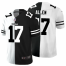 Buffalo Buffalo Bills #17 Josh Allen Mens Black V White Peace Split Nike Vapor Untouchable Limited NFL Jersey