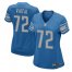 Nike Detroit Lions #72 Halapoulivaati Vaitai Light Blue Team Color Womens Stitched NFL Elite Jersey