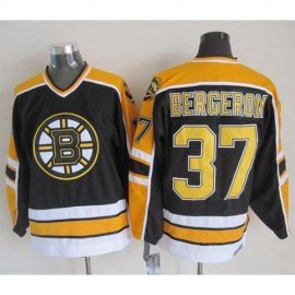 Boston Bruins #37 Patrice Bergeron Black CCM Throwback New Stitched NHL Jersey