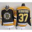 Boston Bruins #37 Patrice Bergeron Black CCM Throwback New Stitched NHL Jersey
