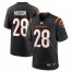 Cincinnati Cincinnati Bengals #28 Joe Mixon Black Nike Game Jersey