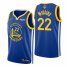 Nike Golden State Warriors #22 Andrew Wiggins Royal Youth 2022 NBA Finals Icon Edition 75th Anniversary Diamond Swingman Jersey Youth