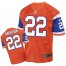 Nike Denver Broncos #22 C.J. Anderson Orange Throwback Mens Stitched NFL Elite Jersey