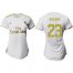 Womens Real Madrid #23 Hazard Home Soccer Club Jersey