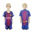 Barcelona Blank Home Kid Soccer Club Jersey