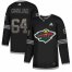 Adidas Minnesota Wild #64 Mikael Granlund Black Authentic Classic Stitched NHL Jersey
