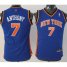 Kids New York Knicks 7 Carmelo Anthony Blue Jersey Cheap
