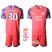 Marseille #30 Mandanda Pink Goalkeeper Kid Soccer Club Jersey