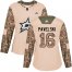 Adidas Dallas Stars #16 Joe Pavelski Camo Authentic 2017 Veterans Day Womens Stitched NHL Jersey