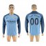 Manchester City Personalized Home Long Sleeves Soccer Club Jersey