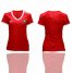 Womens Morocco Blank Home Soccer Country Jersey