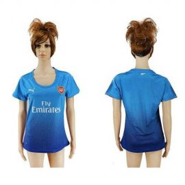 Womens Arsenal Blank Away Soccer Club Jersey