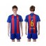 Barcelona #6 Xavi Home With Blue Shorts Soccer Club Jersey