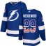 Adidas Tampa Bay Lightning #29 Scott Wedgewood Blue Home Authentic USA Flag Stitched NHL Jersey
