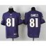 Nike Baltimore Ravens #81 Owen Daniels Purple Team Color Mens Stitched NFL New Elite Jersey