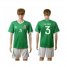 Mexico #3 Salcido Green Home Soccer Country Jersey