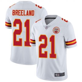 Nike Kansas City Chiefs #21 Bashaud Breeland White Youth Stitched NFL Vapor Untouchable Limited Jersey
