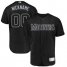 Seattle Mariners Majestic 2019 Players Weekend Flex Base Authentic Roster Custom Jersey Black