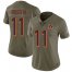 Nike Cincinnati Bengals #11 John Ross III Olive Womens Stitched NFL Limited 2017 Salute to Service Jersey