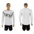 Germany Blank White Home Long Sleeves Soccer Country Jersey