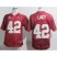 Alabama Crimson Tide 42 Eddie Lacy Red 2012 SEC Patch College Football NCAA Jersey