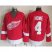Detroit Red Wings #4 Gordie Howe Red CCM Throwback Stitched NHL Jersey