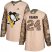 Adidas Pittsburgh Penguins #24 Dominik Kahun Camo Authentic 2017 Veterans Day Stitched Youth NHL Jersey