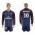 Paris Saint-Germain #10 Ibrahimovic Home Long Sleeves Soccer Club Jersey