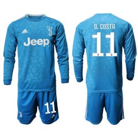 Juventus #11 D.Costa Third Long Sleeves Soccer Club Jersey