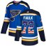 Adidas St. Louis Blues #72 Justin Faulk Blue Home Authentic USA Flag Stitched NHL Jersey