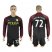 Manchester City #72 Iheanacho Away Long Sleeves Soccer Club Jersey