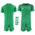 Colombia Blank Green Goalkeeper Kid Soccer Country Jersey