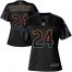 Nike New York Giants #24 James Bradberry Black Womens NFL Fashion Game Jersey