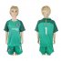 Chelsea #1 Cech Green Kid Soccer Club Jersey