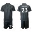 Liverpool #23 Shaqiri Black Soccer Club Jersey
