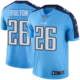 Nike Tennessee Titans #26 Kristian Fulton Light Blue Mens Stitched NFL Limited Rush Jersey