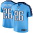 Nike Tennessee Titans #26 Kristian Fulton Light Blue Mens Stitched NFL Limited Rush Jersey