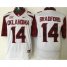 Oklahoma Sooners #14 Sam Bradford White New XII Stitched NCAA Jersey