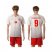 Poland #9 Lewandowski White Home Soccer Country Jersey