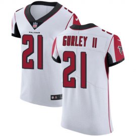 Nike Atlanta Falcons #21 Todd Gurley II White Mens Stitched NFL New Elite Jersey