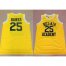 Bel-Air Academy #25 Banks Gold Stitched Basketball Jersey