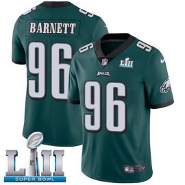 Nike Philadelphia Eagles #96 Derek Barnett Midnight Green Team Color Super Bowl LII Youth Stitched NFL Vapor Untouchable Limited Jersey