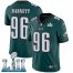 Nike Philadelphia Eagles #96 Derek Barnett Midnight Green Team Color Super Bowl LII Youth Stitched NFL Vapor Untouchable Limited Jersey
