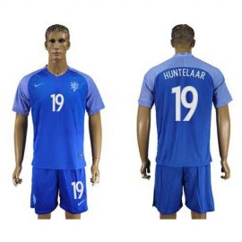 Holland #19 Huntelaar Away Soccer Country Jersey